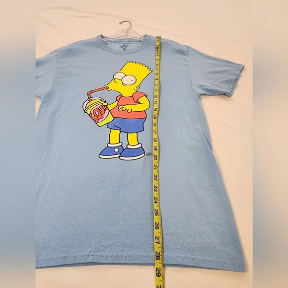 The Simpsons Men's Blue Graphic T-shirt, Size Medium - Picture 5 of 11